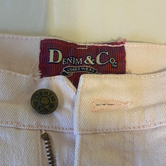 Baby pink retro vintage Women's Boot Cut Jeans - Picture 3 of 6